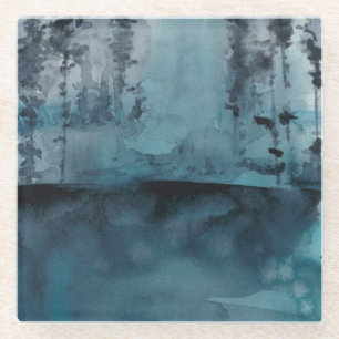 WinterBossen Glazen Onderzetter