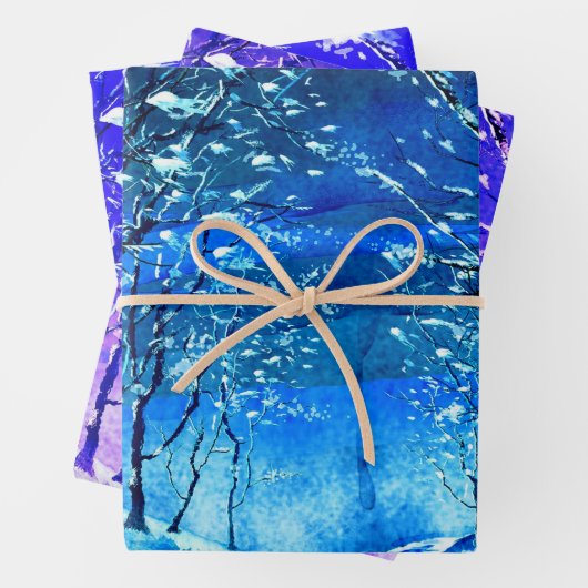 WinterBossen Inpakpapier Vel (In situ)