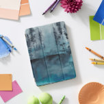 WinterBossen iPad Pro Cover<br><div class="desc">WinterBossen I van Chariklia Zarris. Met donkere bomen in diepe blauwe tinten in een waterverf-achtige stijl.</div>
