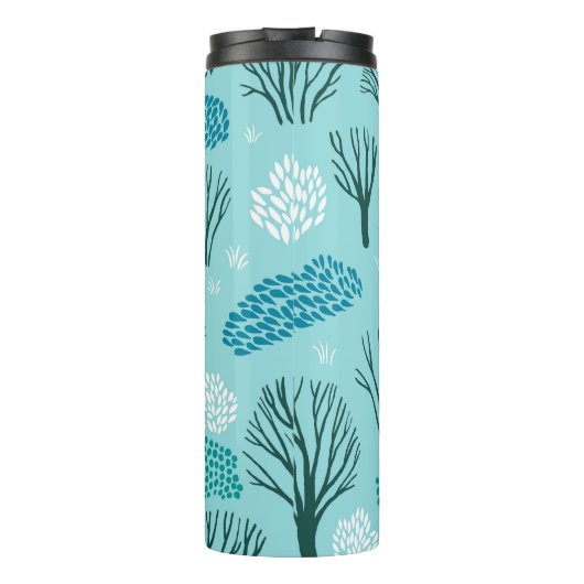 Winterbossen:  naadloos thermosbeker (Achterkant)