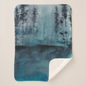WinterBossen Sherpa Deken (Voorkant)