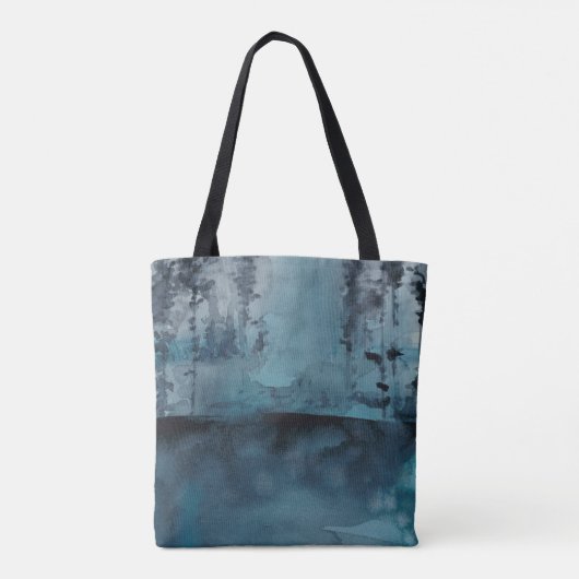 WinterBossen Tote Bag (Achterkant)