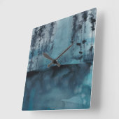 WinterBossen Vierkante Klok (Hoek)