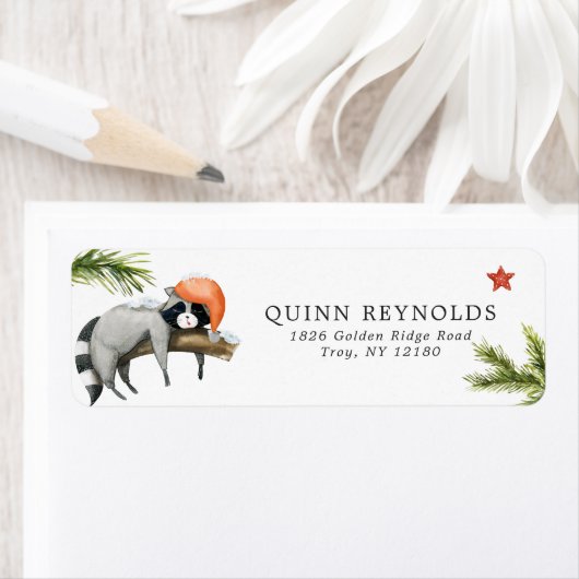 Winterboswasberen | Label retouradres (Insitu)