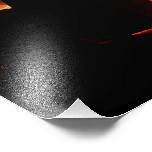 Winterbrandstroken Foto Afdruk (Hoek)