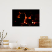 Winterbrandstroken Poster (Keuken)