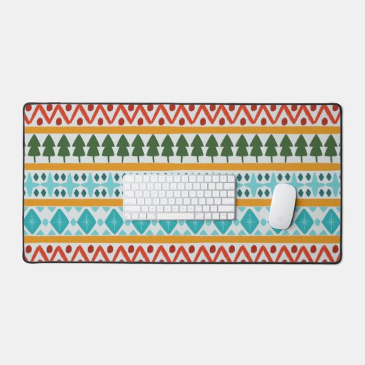 Winterbreipatroon Bureaumat (Keyboard & Muis)