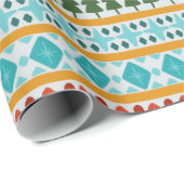 Winterbreipatroon Cadeaupapier (Rol Hoek)