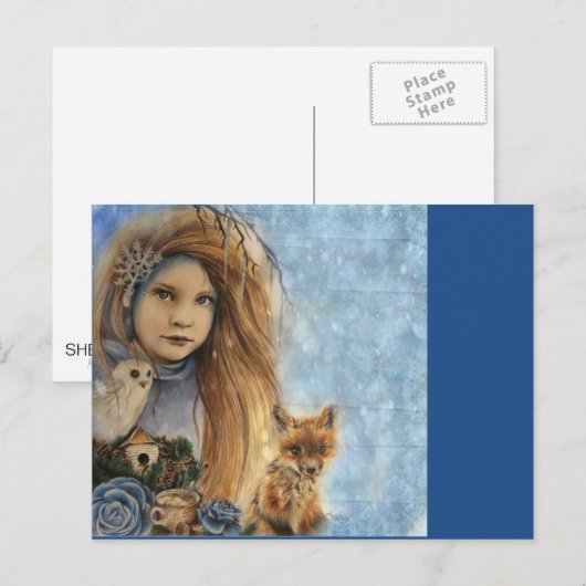 WinterBriefkaart Briefkaart (Voorkant / Achterkant)