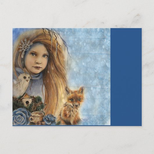 WinterBriefkaart Briefkaart (Voorkant)