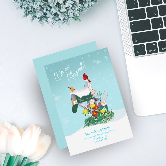 Winterbrievenbus met kardinalen die we hebben verp (Creator heeft geüpload)