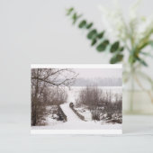 Winterbrug Briefkaart (Staand voorkant)