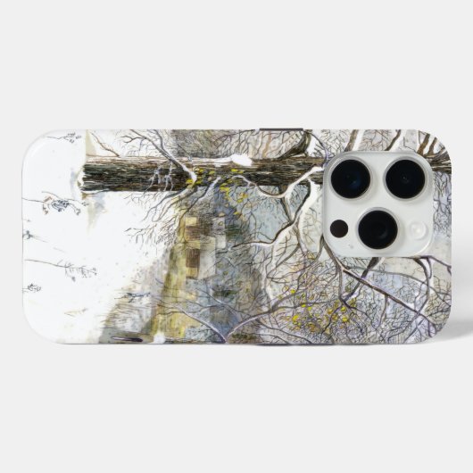 winterbrug Case-Mate iPhone case (Achterkant (horizontaal))