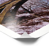 Winterbrug Foto Afdruk (Hoek)