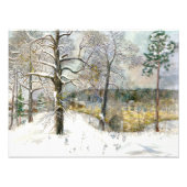 winterbrug foto afdruk (Voorkant)