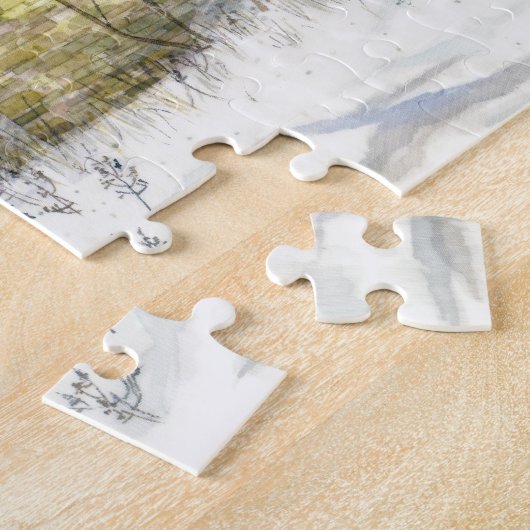 winterbrug legpuzzel (Zijkant)