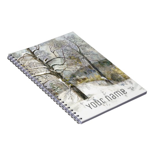 winterbrug notitieboek (Rechterzijde)