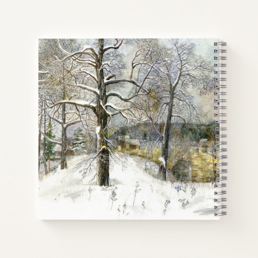 winterbrug notitieboek (Achterkant)