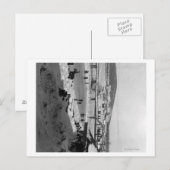 Winterbrug over de rivier bij Fairbanks Briefkaart (Voorkant / Achterkant)