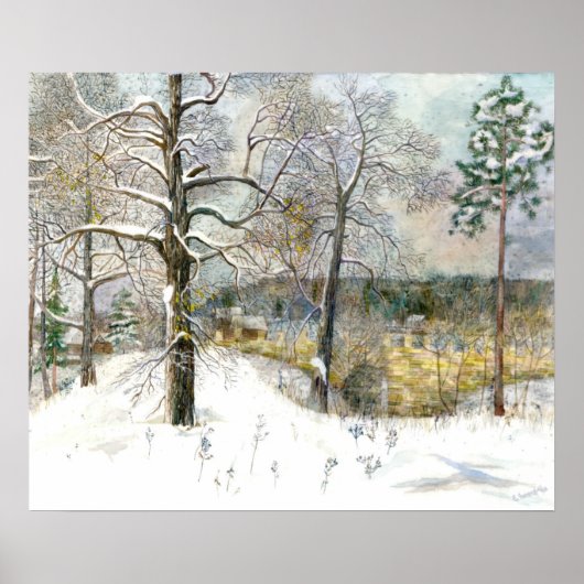 winterbrug poster (Voorkant)