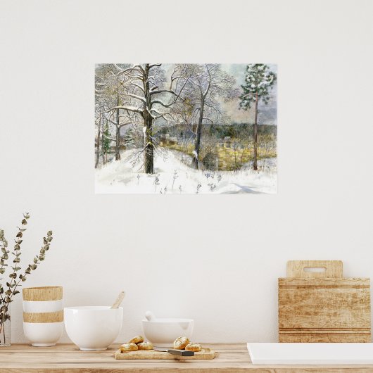 winterbrug poster (Keuken)