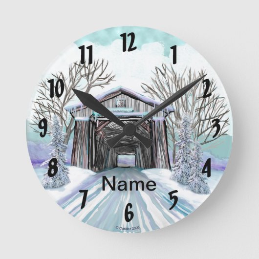 Winterbrug Ronde Klok (Voorkant)