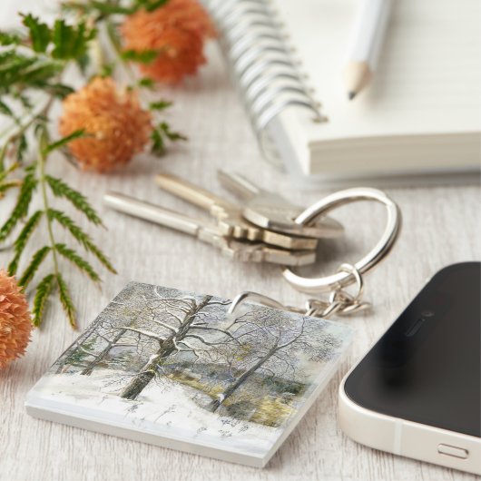 winterbrug sleutelhanger (Voorkant Rechts)