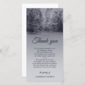 Winterbrug | Sympathie Hartelijk dank Bedankkaart (Voorkant / Achterkant)