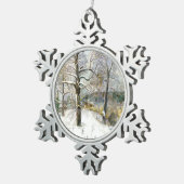 winterbrug tin sneeuwvlok ornament (Rechts)