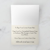 Winterbrug Wenskaart Aangepast of Blank Kaart (Binnen)