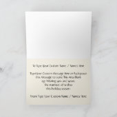 Winterbrug Wenskaart Aangepast of Blank Kaart (Binnen)