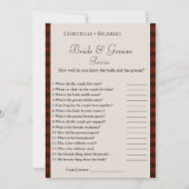 Winterbruid bruidegom trivia vrijgezellenfeest spe aankondiging (Voorkant)