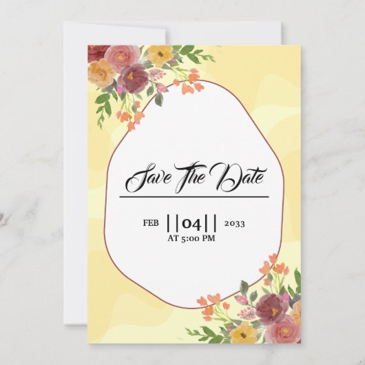 Winterbruiloft — Berglandschap Kaart (Achterkant)