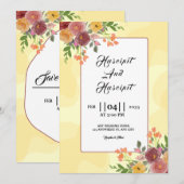 Winterbruiloft — Berglandschap Kaart (Voorkant / Achterkant)