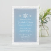Winterbruiloft Kaart (Staand voorkant)