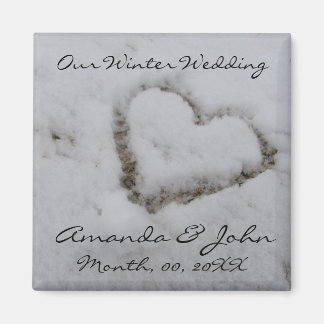 Winterbruiloft Magneet