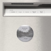 Winterbruiloft met de datummagneet magneet (Insitu (Vaatwasser))