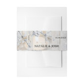 winterbruiloft op sneeuwbalgarnaal uitnodigingen wikkel (Voorkant Voorbeeld)