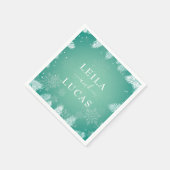 Winterbruiloft Servet (Hoek)