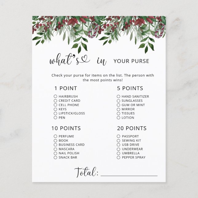 Winterbruine vetten in je baby shower (Voorkant)