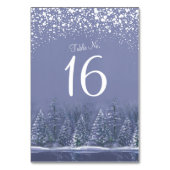 Winterbruine witte denbomen kaart (Achterkant)