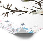 Winterbuck of doe-het-zelfindexpresboom poster (Hoek)