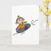 winterbuis kaart (Gele Bloem)