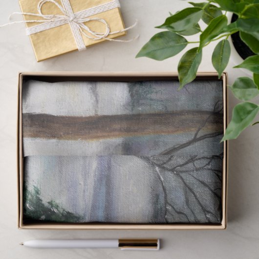  wintercabine Scene II Tissuepapier (Geschenk)