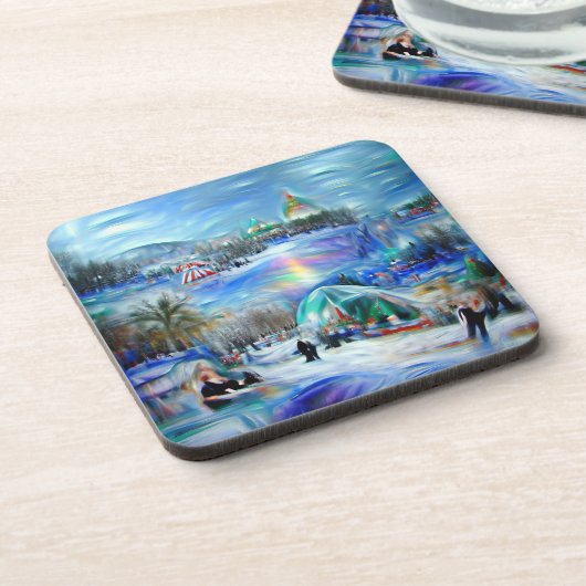 Wintercarnaval Bier Onderzetter (Linkerzijde)