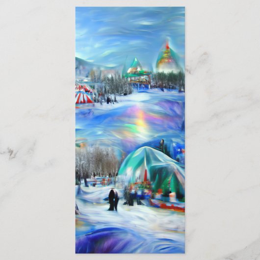 Wintercarnaval Bladwijzer Menu (Voorkant)