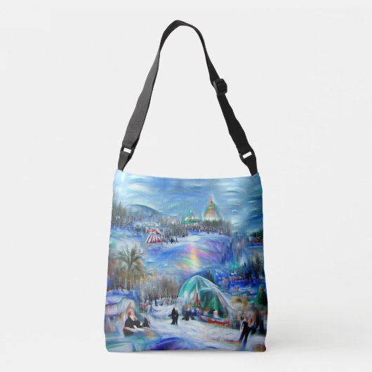 Wintercarnaval Crossbody Tas (Achterkant)