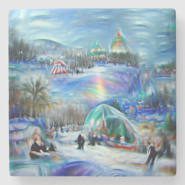 Wintercarnaval Stenen Onderzetter