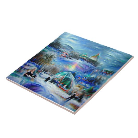 Wintercarnaval Tegeltje (Zijkant)