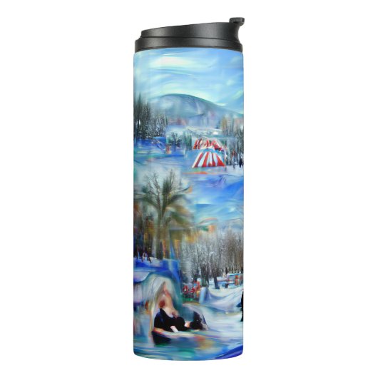 Wintercarnaval Thermosbeker (Gedraaid links)